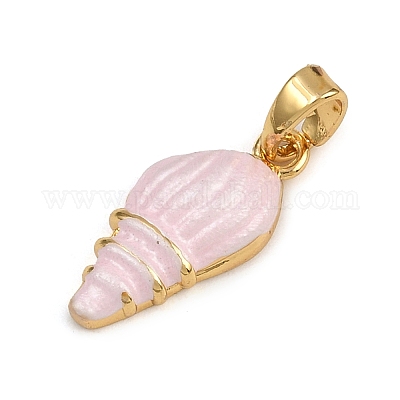 Латунь эмаль подвески&nbsp;KK-P332-01B-G-1