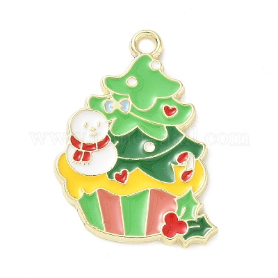 Подвески из эмали и сплава ENAM-C033-01D-G-1