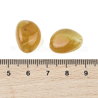 Непрозрачные акриловые бусины&nbsp;OACR-Z036-02E-1