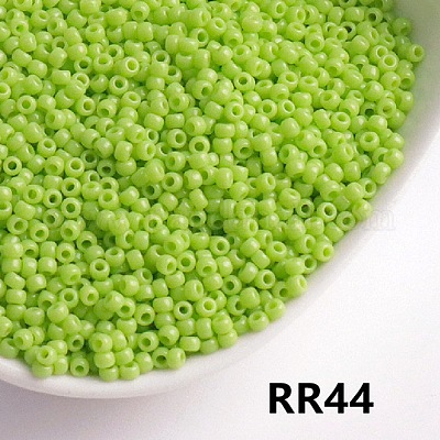 Непрозрачный 11/0 стеклянный бисер&nbsp;SEED-I013-2mm-RR44-1