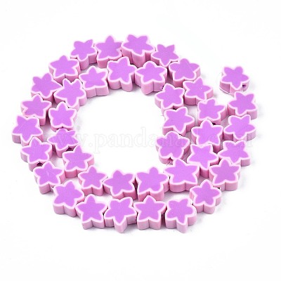 Chapelets de perle en pâte polymère manuel&nbsp;CLAY-S096-043D-1