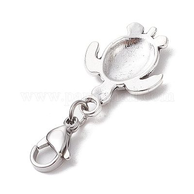 5 pendentif tortue en alliage&nbsp;HJEW-JM02704-1