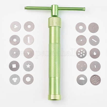 Zinc Alloy Squeeze Mud Mold TOOL-WH0050-02-1