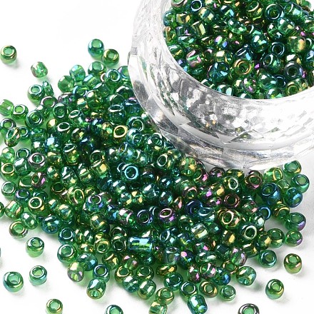 Round Glass Seed Beads SEED-A007-3mm-167B-1