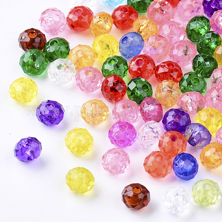 Perles en plastique transparentes KY-I004-04-1
