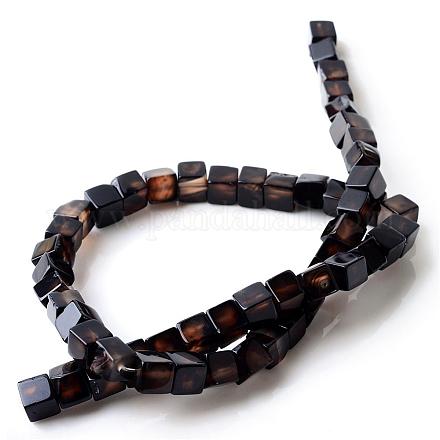Natural Agate Bead Strands G-R356-48-1