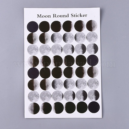 Etiquetas engomadas decorativas del patrón de lunares DIY-L037-A01-1