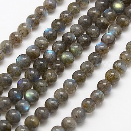 Chapelets de perles en labradorite naturelle  G-J120-28-8mm-A-1