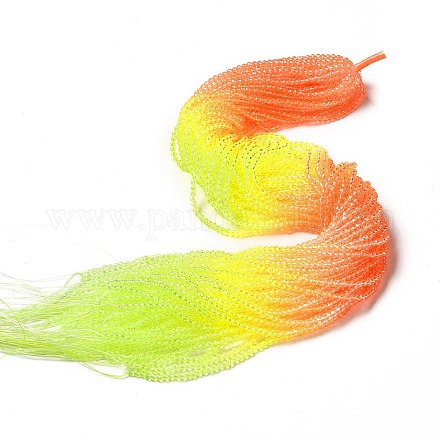 Прозрачный градиент цвета стеклянные бусины пряди X1-GLAA-H021-01B-09-1