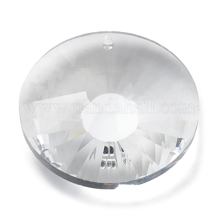 Transparent Glass Pendants GLAA-R223-08A-1