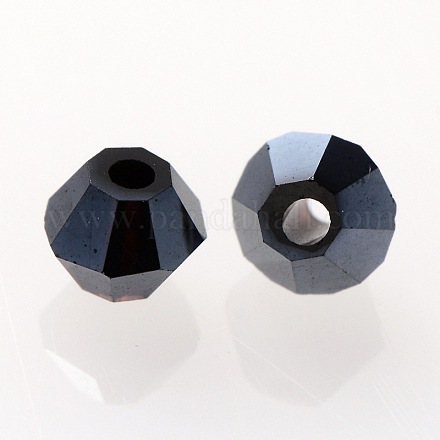 Grade AAA Electroplate Glass Beads Spacers EGLA-O002-B03-3mm-1