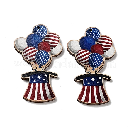 Большие деревянные подвески WOOD-D028-01S-1