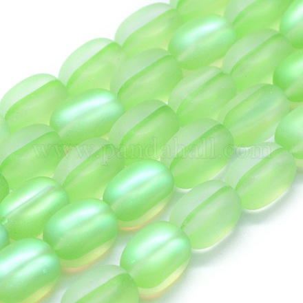 Chapelets de perles en pierre de lune synthétique G-E503F-B03-1