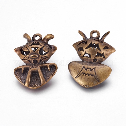 Gioielli pipistrello pendenti della lega del metallo di Halloween X-PALLOY-A16935-AB-1