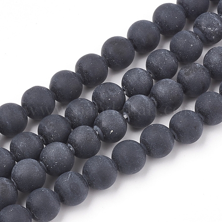 Natural Obsidian Beads Strands G-T106-003A-1