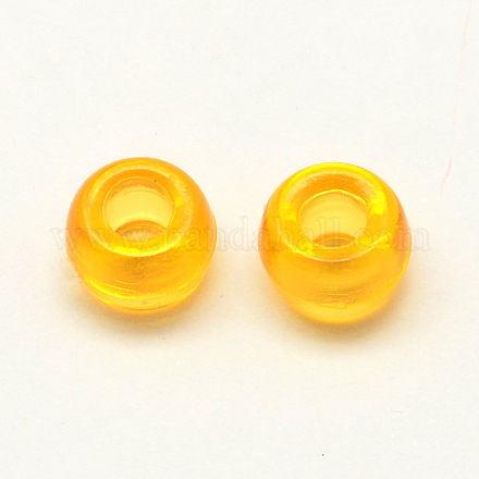 Perles européennes en acrylique transparente MACR-Q156-02H-1