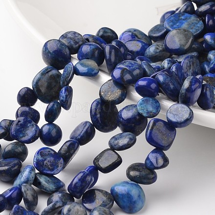 Nuggets Dyed Natural Lapis Lazuli Bead Strands G-M341-13-1