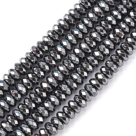 Non-Magnetic Synthetic Hematite Beads Strands X-G-Q422-1