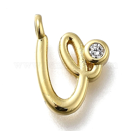 Латунные микро проложить кубического циркония подвески KK-B132-12G-V-1