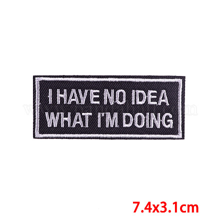 Computerized Embroidery Cloth Iron on/Sew on Patches PATC-PW0002-01A-1