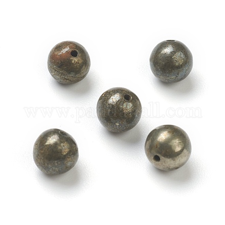 Natürliche Pyrit Perlen G-H267-03B-1