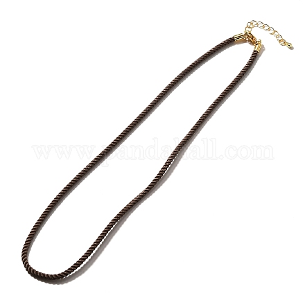 Изготовление ожерелья из нейлонового миланского шнура MAK-M028-01G-10-1