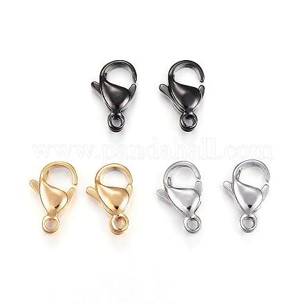 304 Stainless Steel Lobster Claw Clasps STAS-H353-G-02-1