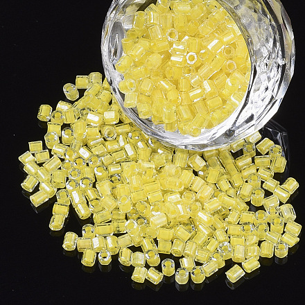 8/0 Two Cut Glass Seed Beads SEED-S033-10A-05-1