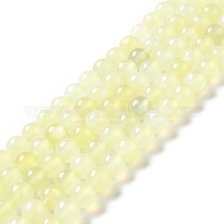 Chapelets de perles en jade naturelle nouvelle G-F716-04A-1