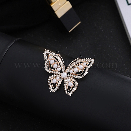 Брошь из сплава с имитацией жемчуга PW-WG21397-10-1