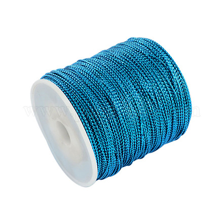 1mm Jewelry Braided Thread Metallic Threads MCOR-S002-04-1