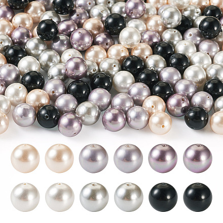 150 pièces 6 couleurs ensembles de perles de nacre BSHE-TA00020-07-1