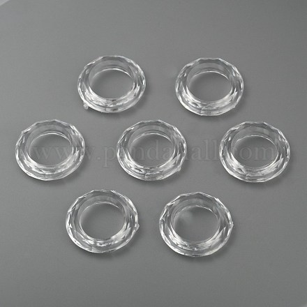Transparent Acrylic Beads PL671Y-1-1