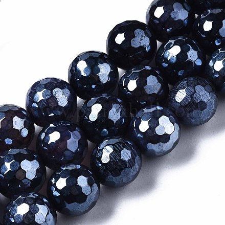 Chapelets de perles d'agate naturelle G-Q998-014A-1