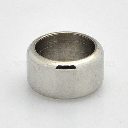 Grande foro liscio in acciaio inox superficie liscia 304 perle di colonna STAS-O048-08-1