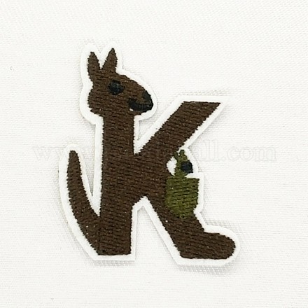 Computerized Embroidery Cloth Iron on/Sew on Patches DIY-K012-01-K-1