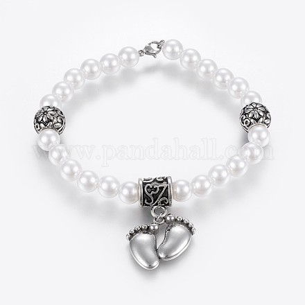 Bracelets de perles en acrylique BJEW-F324-15AS-1