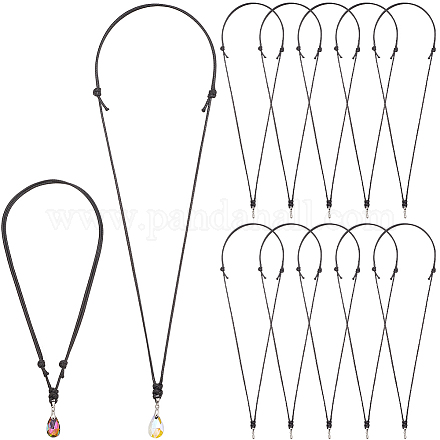 20шт регулируемый вощеный полиэстеровый шнур для изготовления ожерелья AJEW-SC0003-92B-1