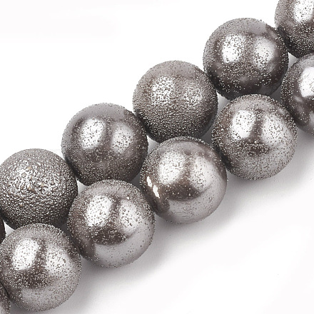 Fili di perle di conchiglia di elettropeste SHEL-T005-10B-1