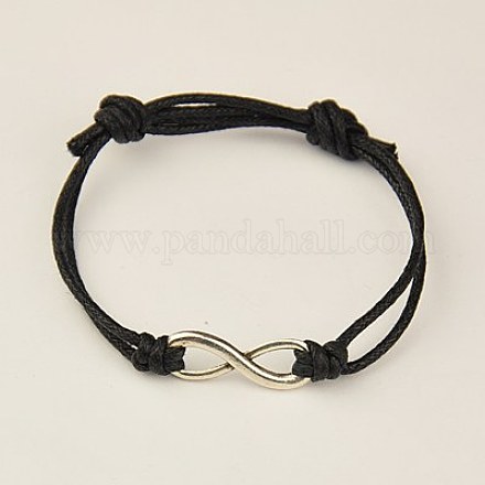 Alliage infini bracelets multi-brins X-BJEW-JB00781-05-1