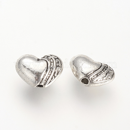 Perles en alliage de style tibétain X-TIBE-S303-77AS-NR-1
