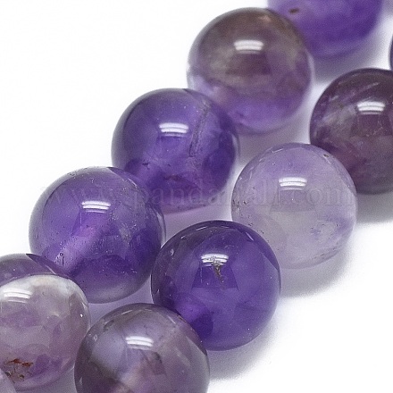 Natürlichen Amethyst Perlen Stränge X-G-G791-11-B02-1