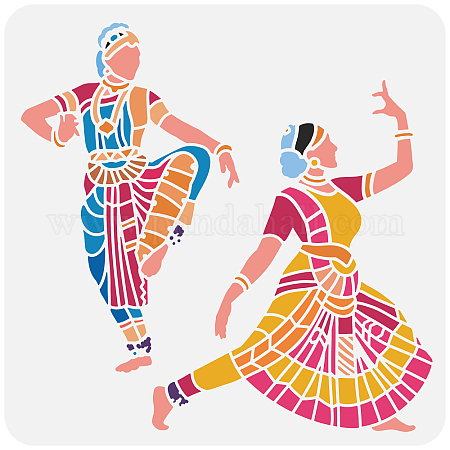 indian dancer drawing