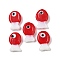 Handmade Lampwork Beads, Fish, Red, 19~19.5x12x8.5mm, Hole: 1.2~1.8mm