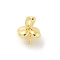 Brass Pendant Bails, Flower, Golden, 9x9x9mm, Hole: 2.5x1.5mm
