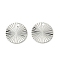Brass Charms, Nickel Free, Real Platinum Plated, Flat Round, 10x0.5mm, Hole: 1.2mm