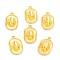 Tibetan Style Alloy Hat Pendants, Cadmium Free & Nickel Free & Lead Free, Golden, 22x13x5mm, Hole: 2mm