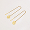 Minimalist Stainless Steel Star Ear Thread, Golden, 115mm
