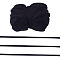 20 Yards Nylon Ribbon, Clothes Sewing, for Making Bowknot, Black, 1/4 inch(5mm)