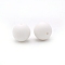 Silicone Beads Round Rubber Bead 15MM Loose Spacer Beads for DIY Supplies Jewelry Keychain Making, White, 15mm